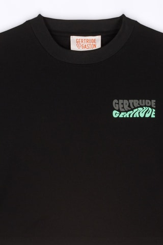 T-shirt cropped Eden - Nero