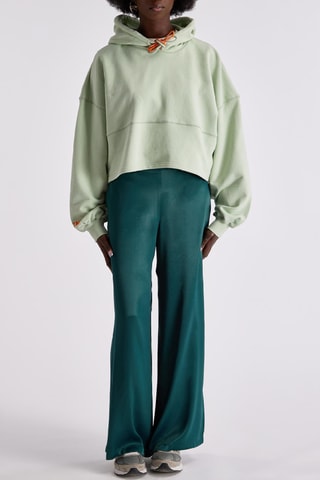 Sudadera con capucha Aline - Verde claro