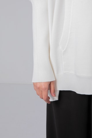 Sudadera con capucha Anita - Blanco