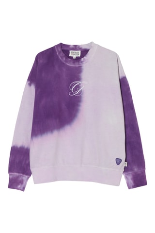Sudadera tie-dye Bene - Violeta y malva