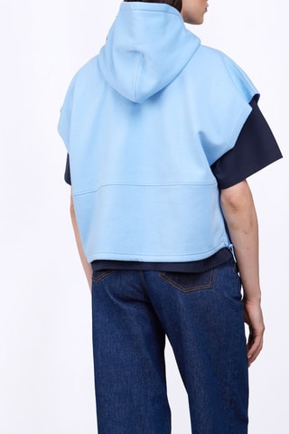 Sudadera con capucha Amandine Br - Celeste