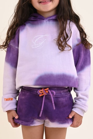 Felpa tie and dye Little Charly - Viola