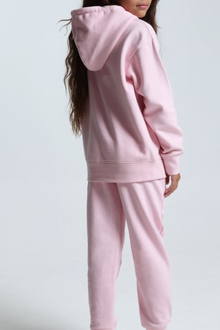 Felpa con cappuccio Little Charly BR - Rosa cipria