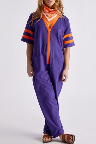 Tuta Nora - Viola e arancione