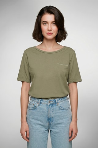 T-shirt Melanie - Verde oliva