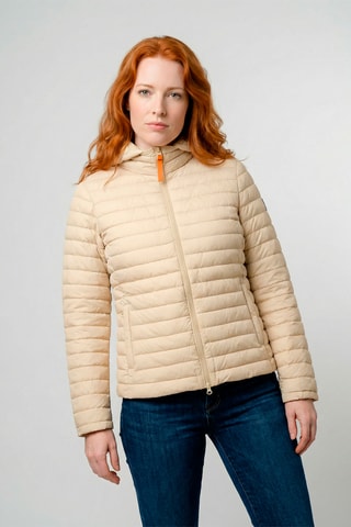 Anorak con capucha Francine - Crudo