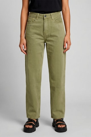 Jeans a vita alta Lea - Kaki