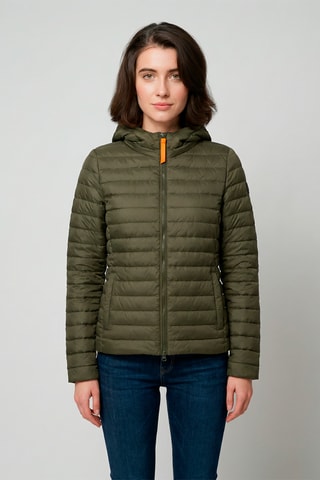 Anorak con capucha Françoise - Caqui