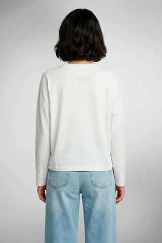 T-shirt Violette - Bianco