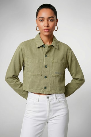 Chaqueta vaquera Nathalie - Caqui