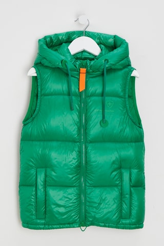 Chaleco con capucha Litces - Verde