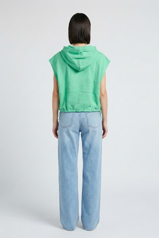 Sudadera con capucha Amandine - Verde agua