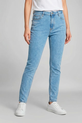 Jeans a vita alta Anna - Azzurro