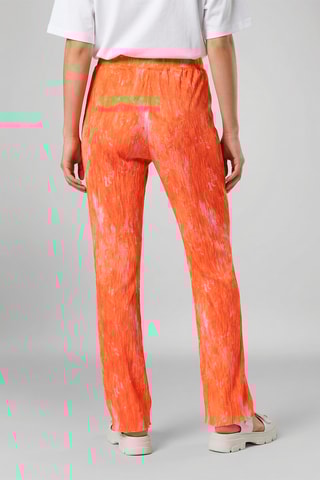 Pantaloni a vita alta tie and dye Alix - Arancione