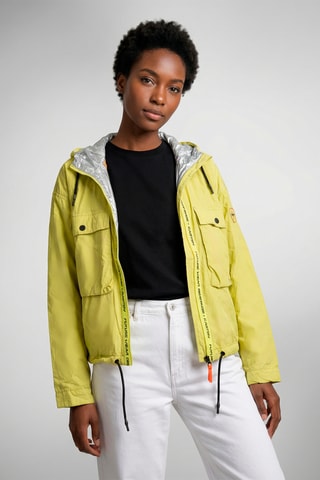 Chaqueta con capucha Evy - Verde claro