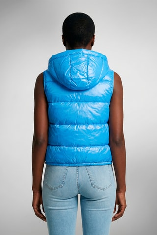 Chaleco con capucha unisex Cesar - Azul claro