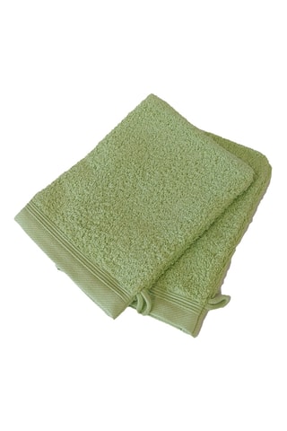 2 manoplas de baño Douceur Mojito - Verde