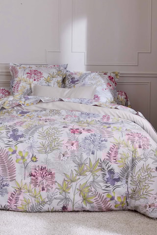 Funda de almohada de algodón peinado 110 hilos/cm² Anais - Gris - 65 x 65 cm