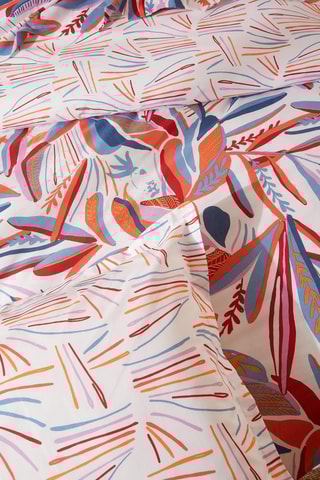 Funda de almohada de algodón 57 hilos/cm² Perroquet - Blanco - 50 x 70 cm