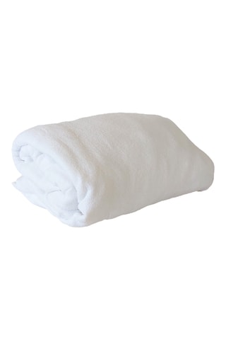 Sábana bajera Jersey punto rizo - Blanco