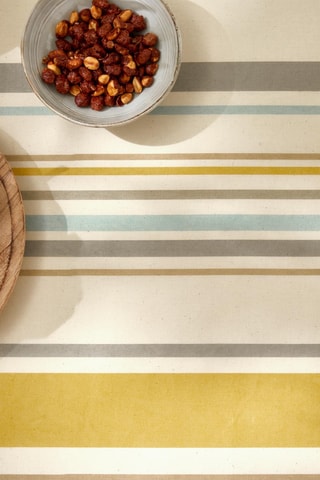 Mantel antimanchas rectangular Zoé - Beige