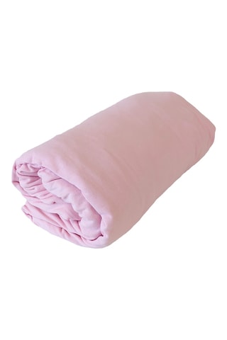 Sábana bajera Jersey cabeza y pies reclinables - Rosa