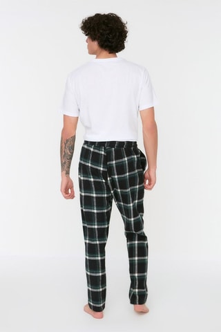 Pantaloni pigiama - Nero, bianco e verde