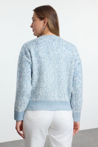 Cardigan regular - Blu