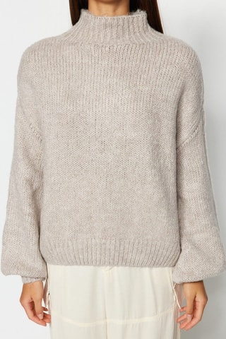 Maglia oversize - Beige