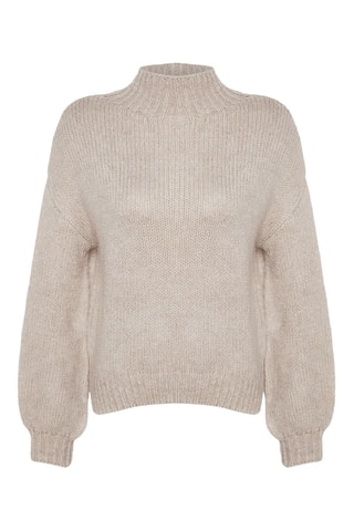 Maglia oversize - Beige