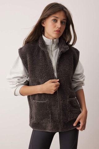 Giacca senza maniche - Antracite