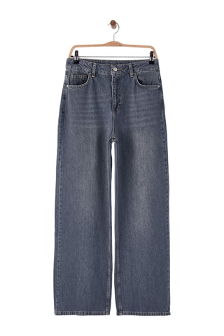 Jeans wide legs - Grigio