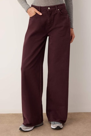 Jean wide legs - Bordeaux