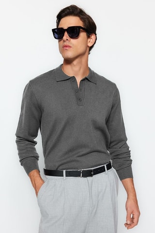 Maglia regular - Grigio