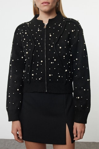 Cardigan regular - Nero