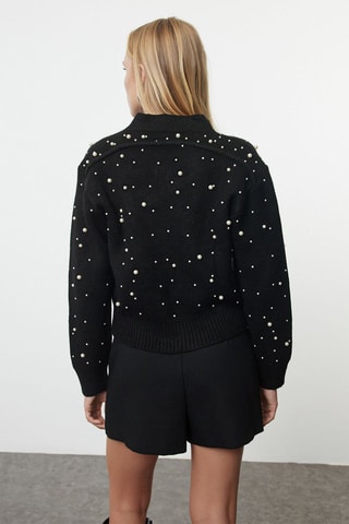 Cardigan regular - Nero