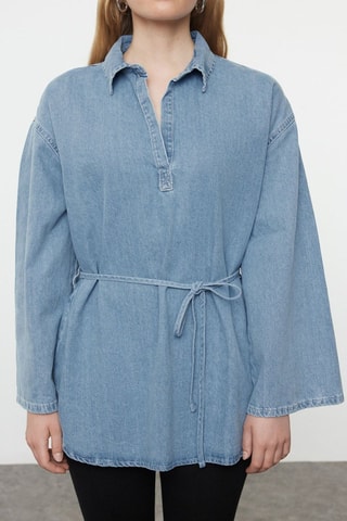 Tunica in jeans - Blu