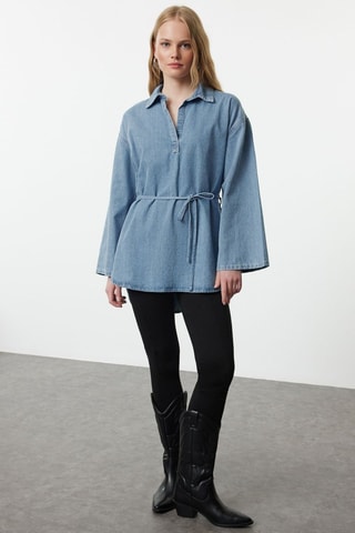 Tunica in jeans - Blu