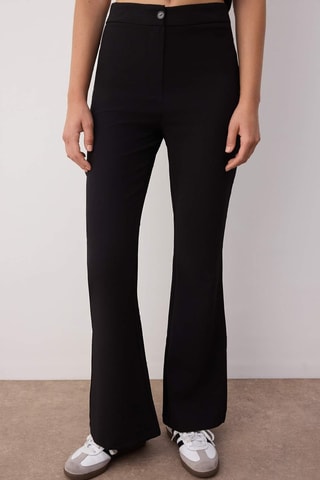 Pantalon taille haute - Noir