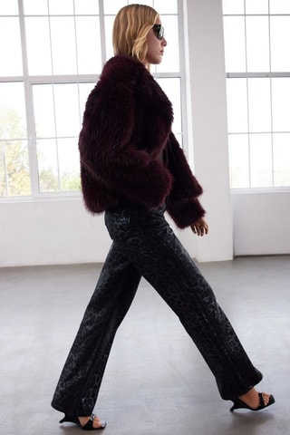 Giacca oversize - Bordeaux