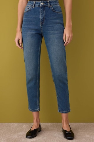 Jeans mom - Blu
