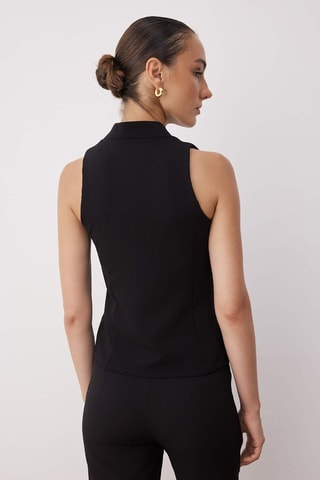 Gilet da completo slim. - Nero