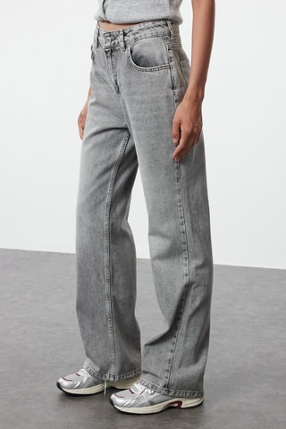 Jean wide legs - Gris