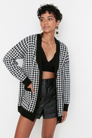 Cardigan - Bianco e nero