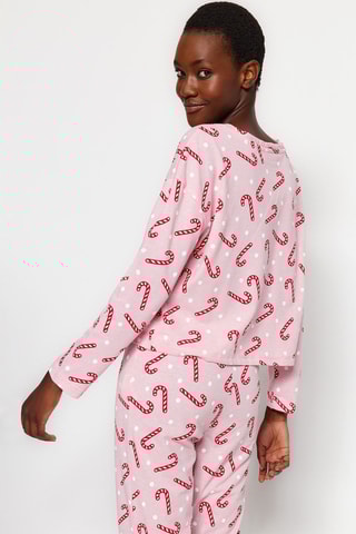 Pigiama 2 pezzi - Bianco, rosso e rosa