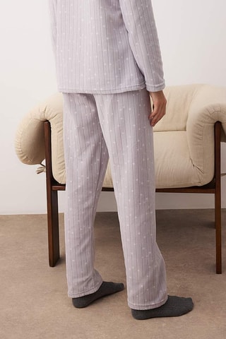 Pigiama - Bianco e grigio