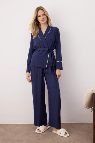 Pigiama - Bianco e blu