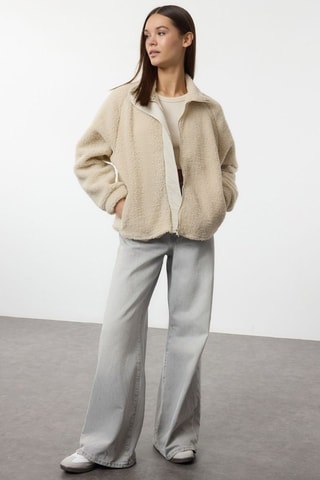 Felpa regular - Beige