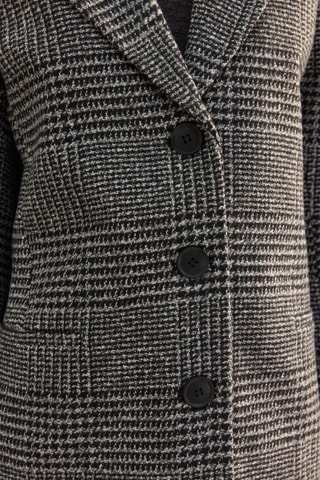 Blazer regular - Bianco, nero e grigio