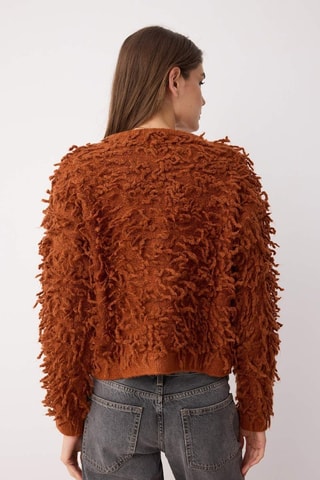 Cardigan ruggine - Marrone